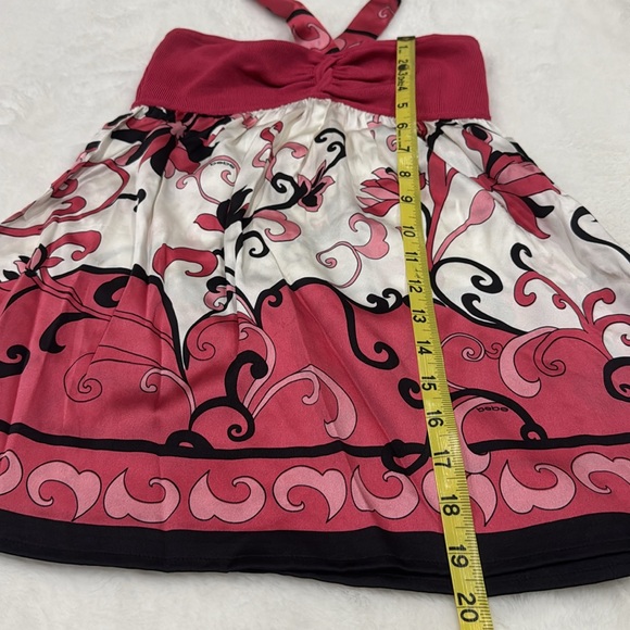Bebe Pink and Black Silk Halter Top NWOT - Picture 7 of 7